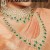 Diamond Emerald Bridal Jewellery Necklace. 