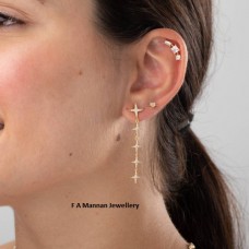Diamond Gold Jewellery Earring.