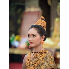 Lao Wedding Gold Necklace Set