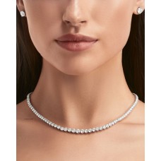 Diamond Jewellery Tops Necklace-