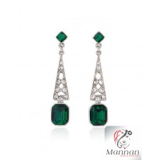 Stylish Emerald Earrings