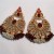 Maroon Stone Studded Earrings 