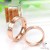 Matching Zircon Silver Rings