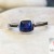 Tiny Blue Sapphire Ring